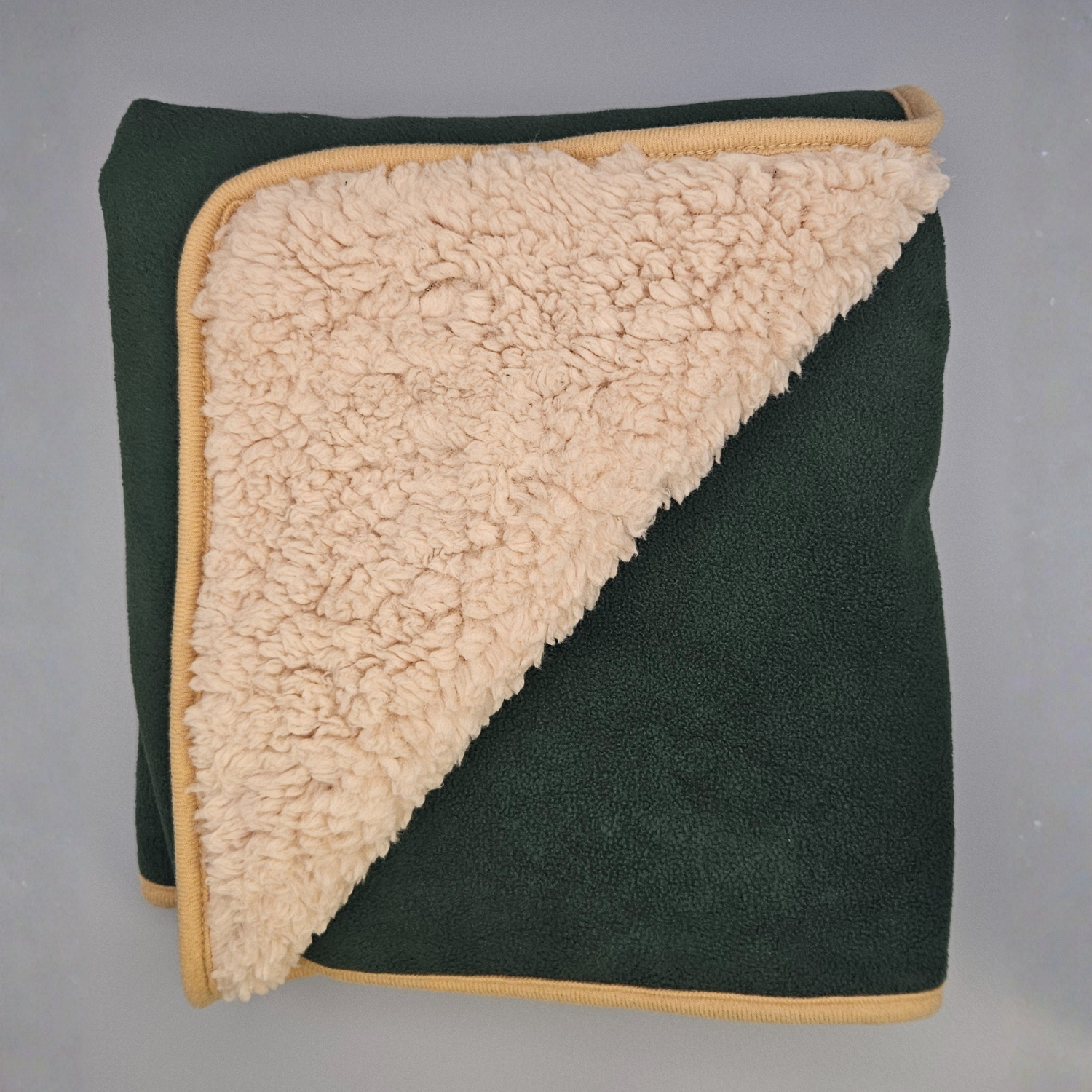 Forest Green Dog Mat - Sherpa Back