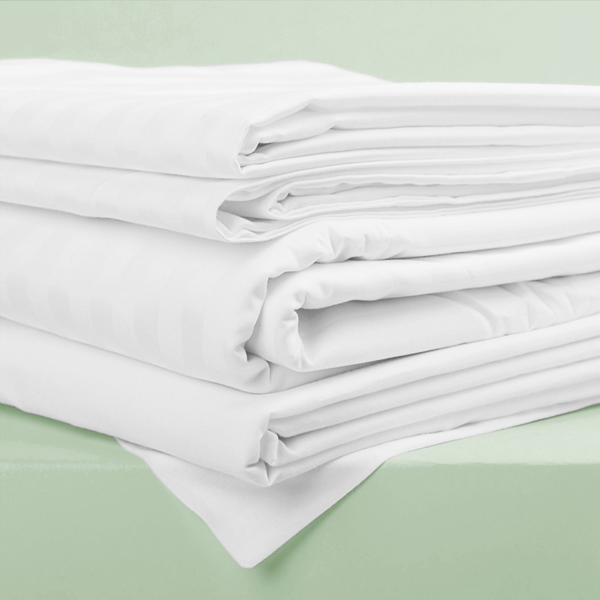 Classic Hotel 300 Thread Count Satin Stripe Duvet Cover