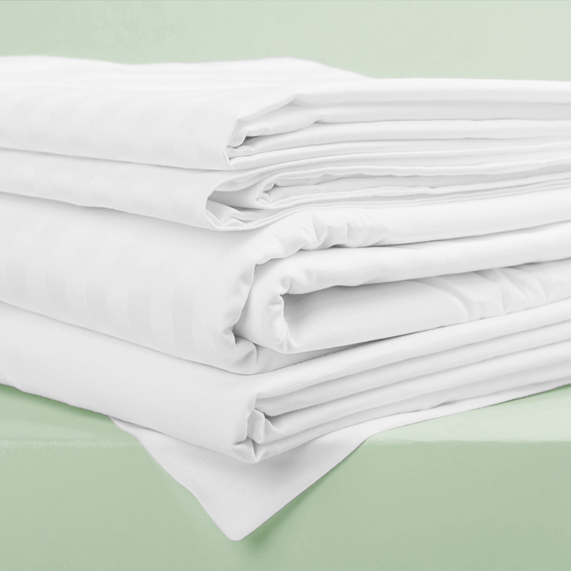 Classic Hotel 300 Thread Count Satin Stripe Duvet Cover