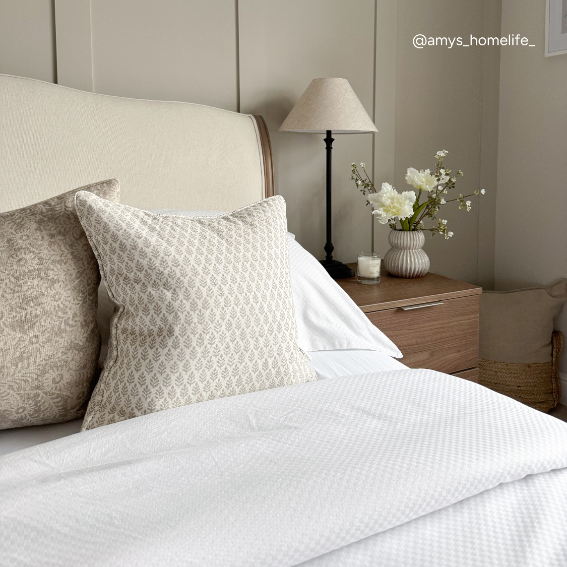 Classic Hotel Microcheck 300 Thread Count Bedlinen Set