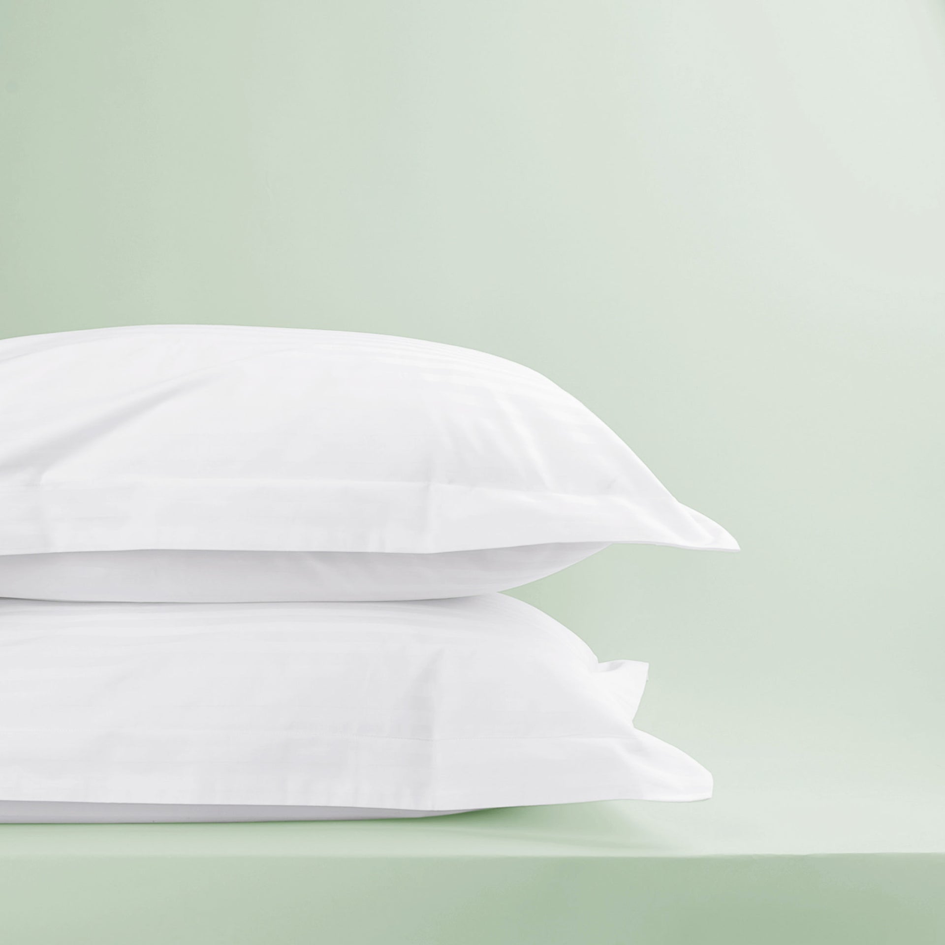 Classic Hotel 300 Thread Count Satin Stripe Oxford Pillowcase Pair