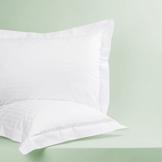 Classic Hotel 300 Thread Count Satin Stripe Oxford Pillowcase Pair