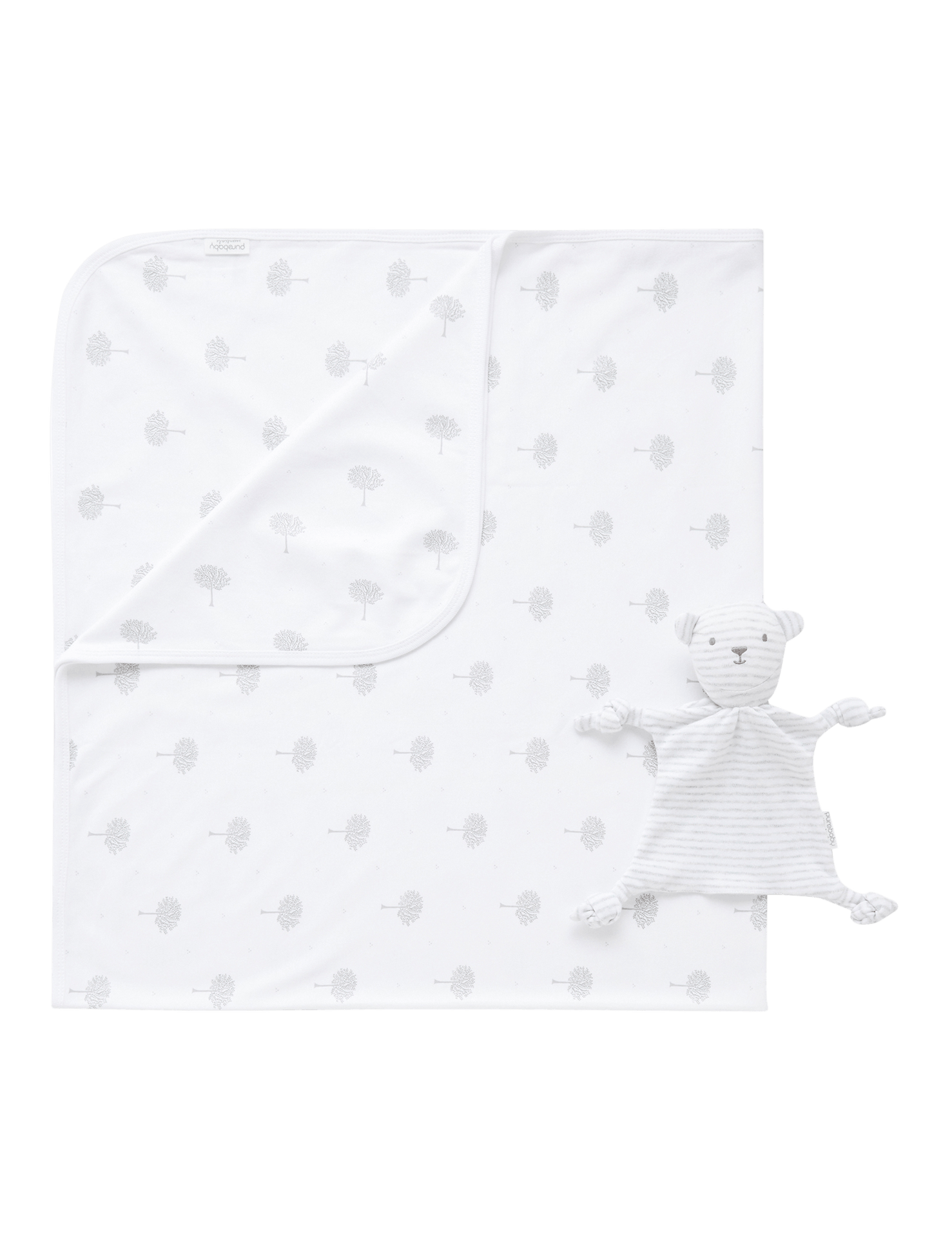 Purebaby Bunny Rug and Snookie Pack