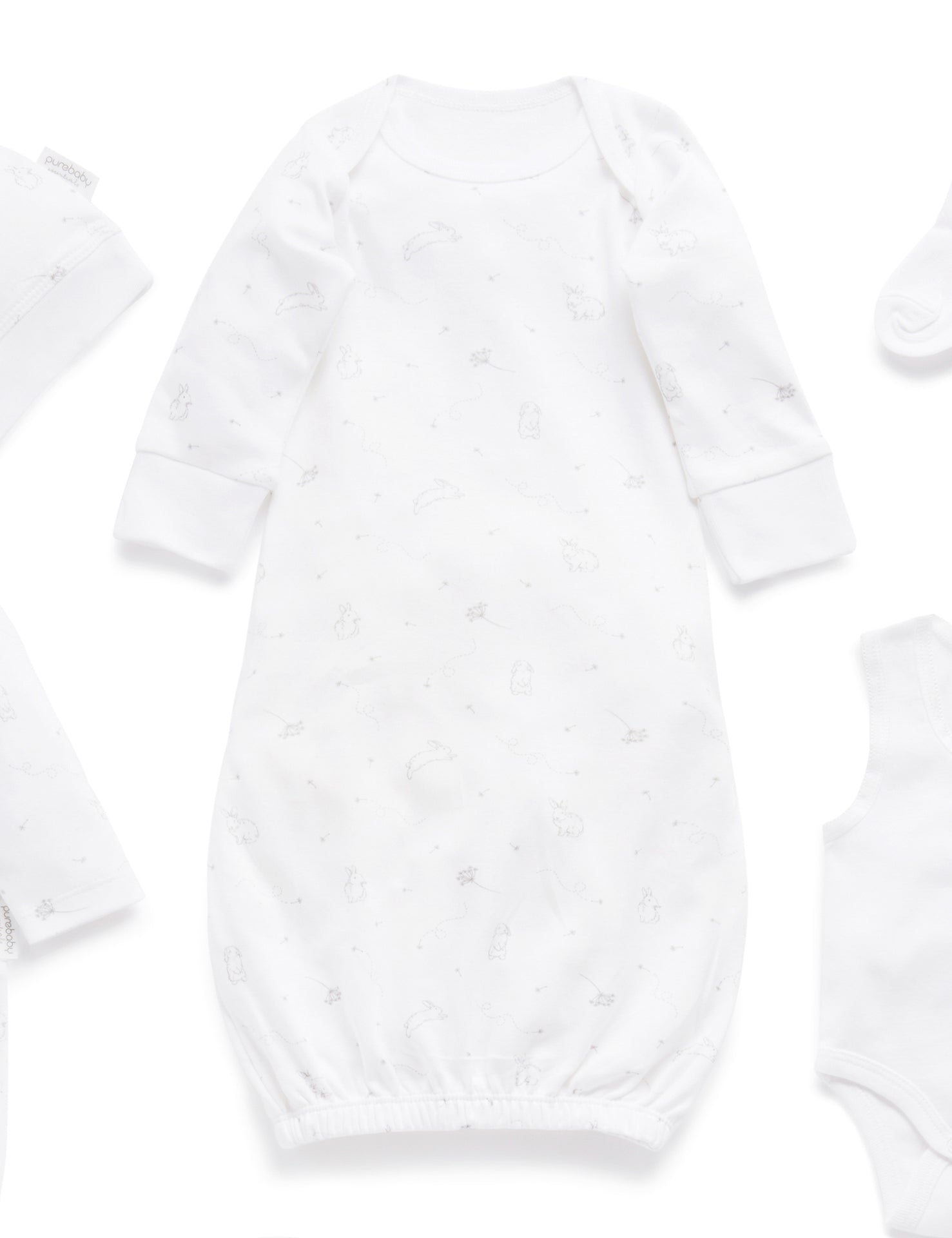 Purebaby Essentials New Born Dandelion Gift Set