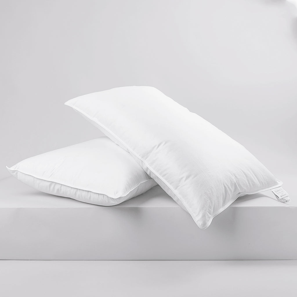 luxury feather and down pillow