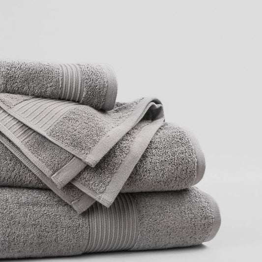 luxury spa towels grey
